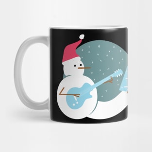 Rock & Roll Frosty the Snowman Mug